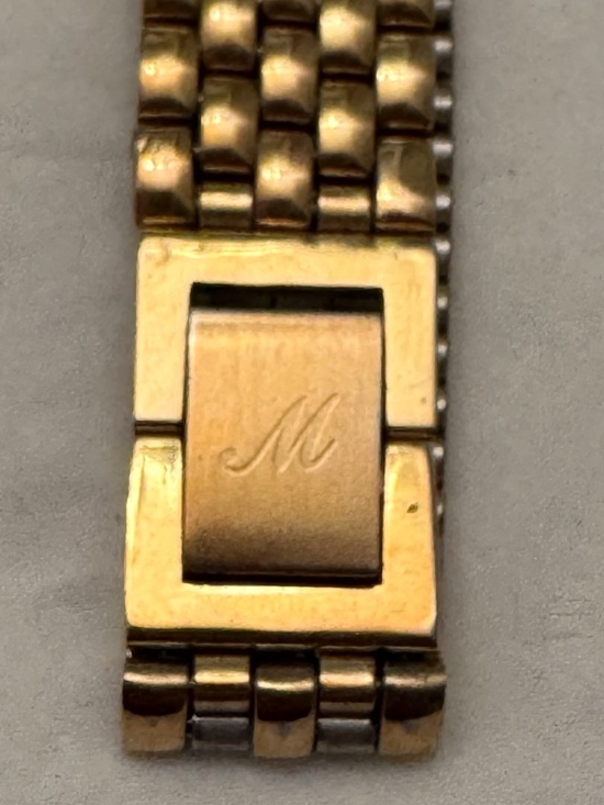 MICHELE Woman\'s Vintage 1970\'s Gold Tone Stainless Bracelet Watch Japan Movement main image 6